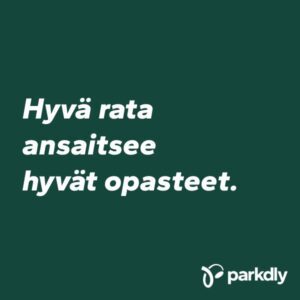 Parkdly - Ammattimaiset Frisbeegolfratojen opasteet helposti