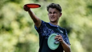 Niklas Anttila frisbeegolfin MM 2024