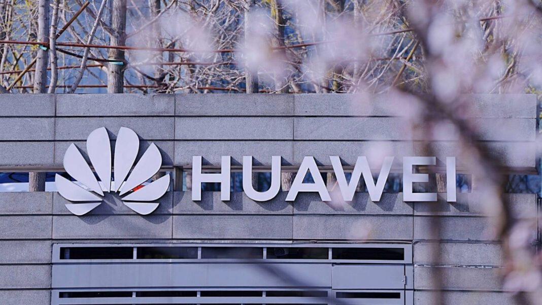 Huawei frisbeegolf