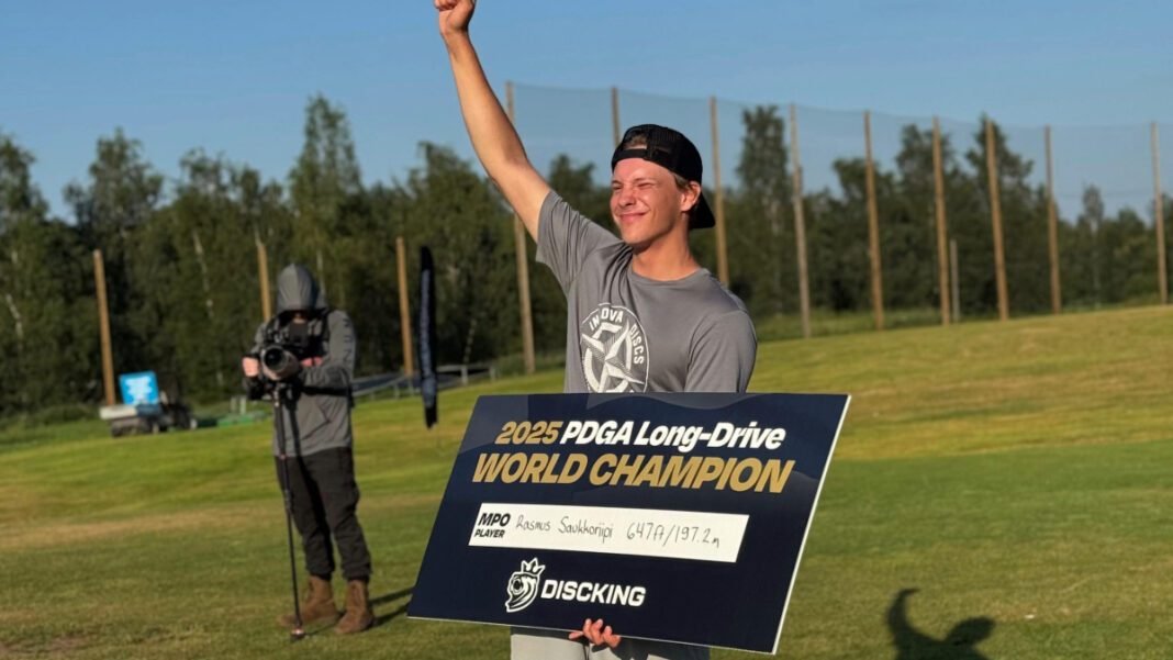 Rasmus Saukkoriipi Long Drive Champion